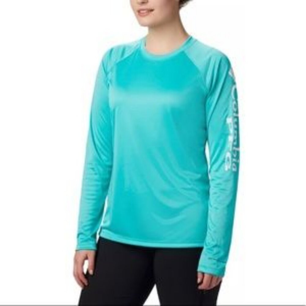Columbia PFG Tidal Tee™ II Long Sleeve Shirt in Teal